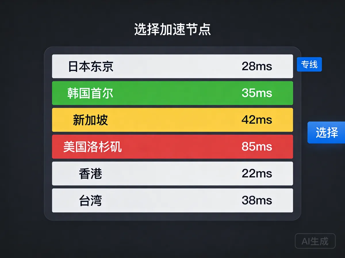 雷神加速器全球节点列表 - 2万+专线节点覆盖